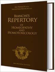Bianchi I. Repertory of Homeopathy and Homotoxicology